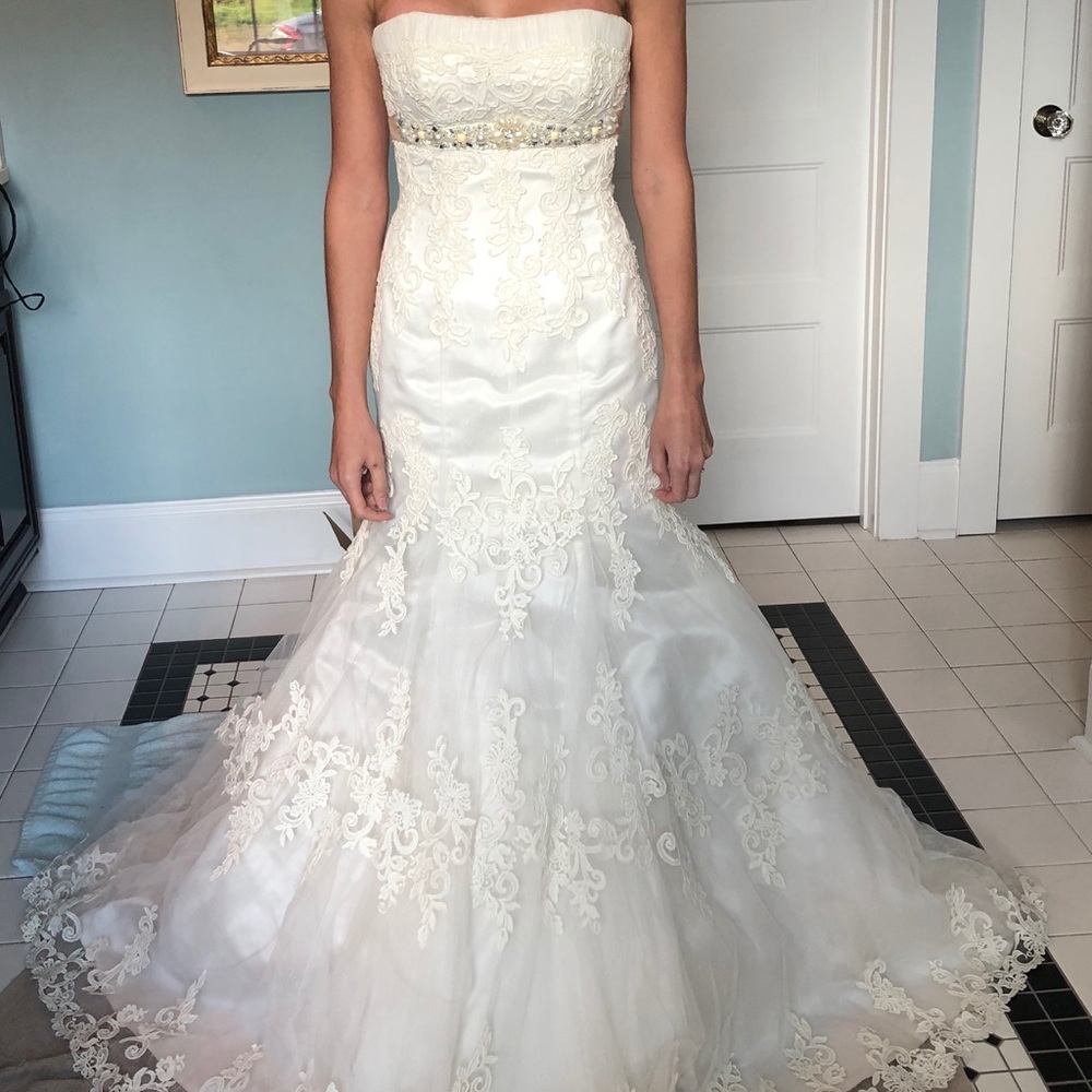 NEW Justin Alexander Trumpet/Mermaid Wedding Dress